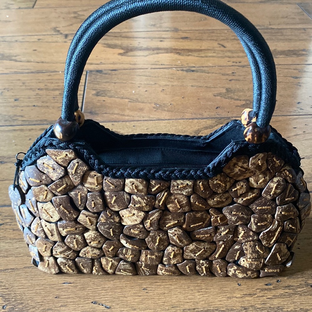 Natural Coconut shell Handmade Handbag